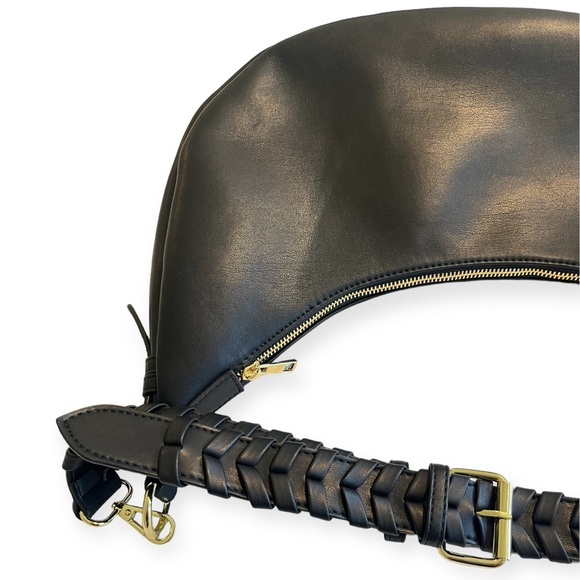 JULES KAE Zola Bag Vegan Shoulder Bag Adjustable Strap Black - Picture 14 of 15